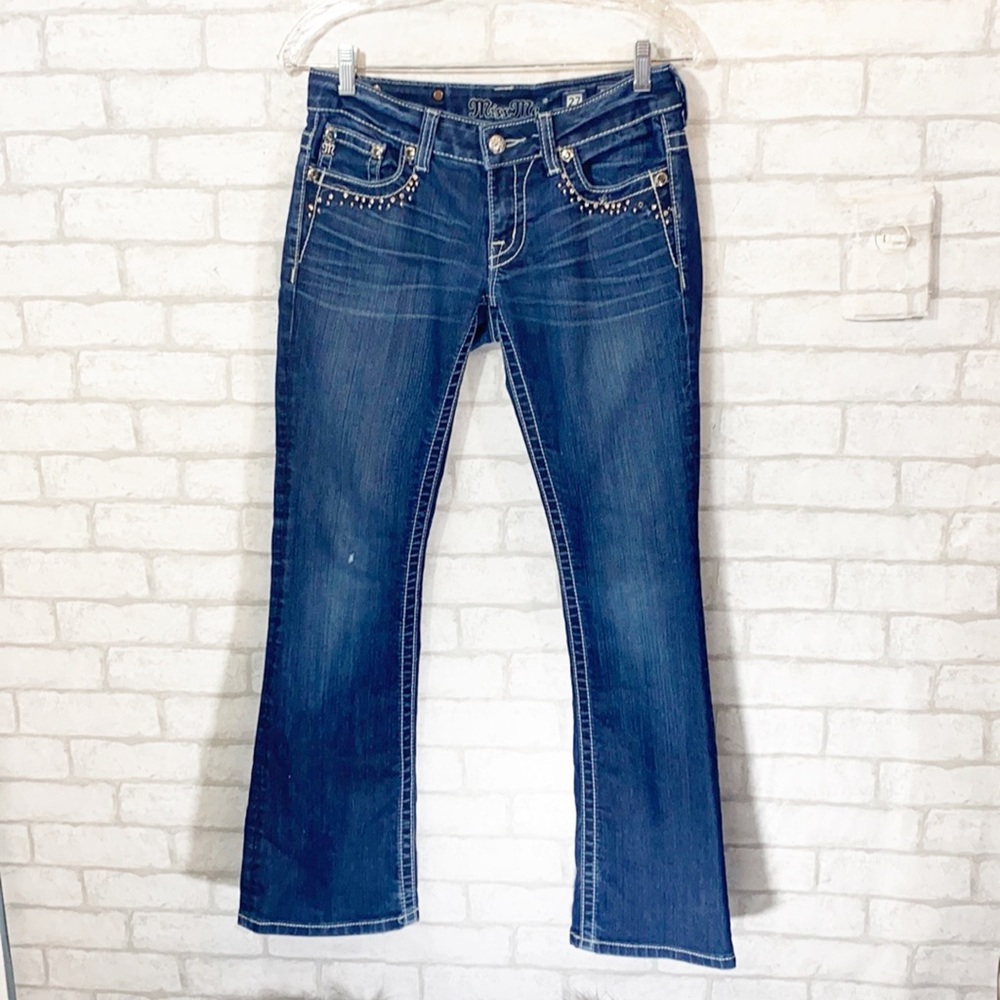 Miss me embellished boot jeans size 27 - Picture 2 of 16